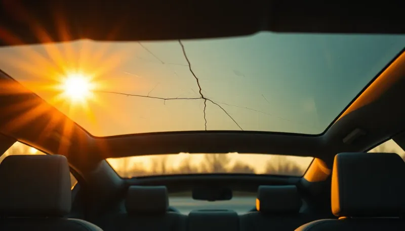 Bris de glace toit panoramique : tout ce qu'il faut savoir